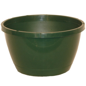 12.00 Basket Traditional Saucerless Green - 50 per case