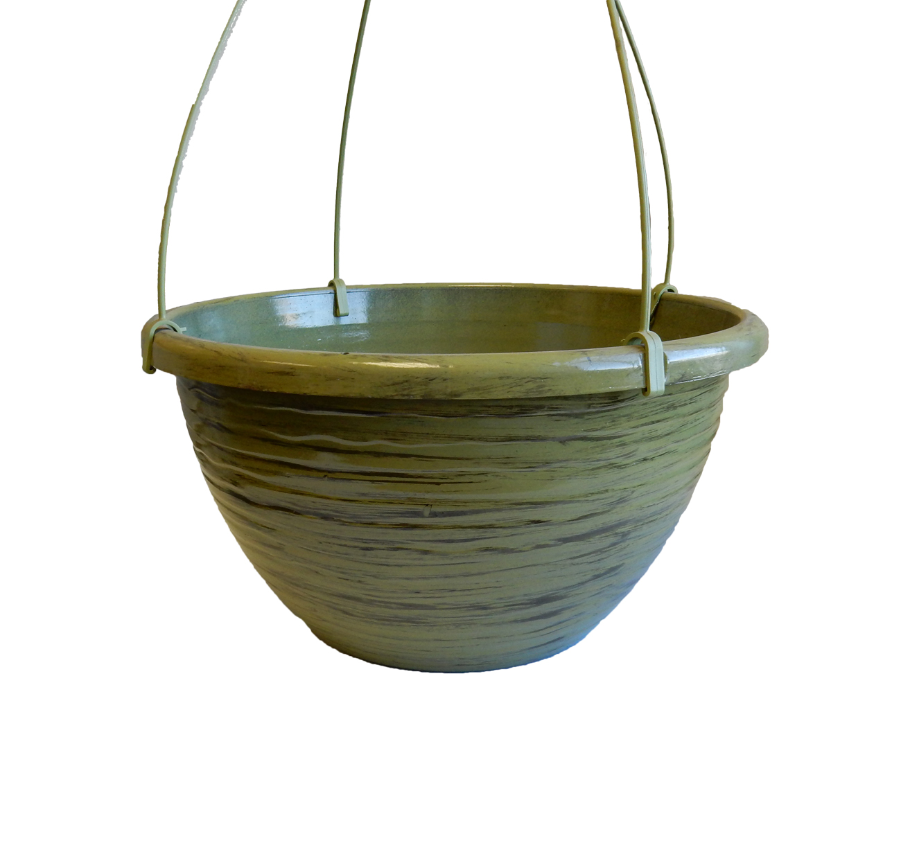 12.00 River Stone Hanging Basket Lemongrass - 25 per case