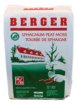 Berger Retail Peat Moss 2.2 Cu. Ft. Bale