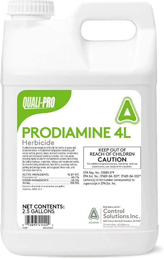 Prodiamine 4L Herbicide - 2.5 gal Jug