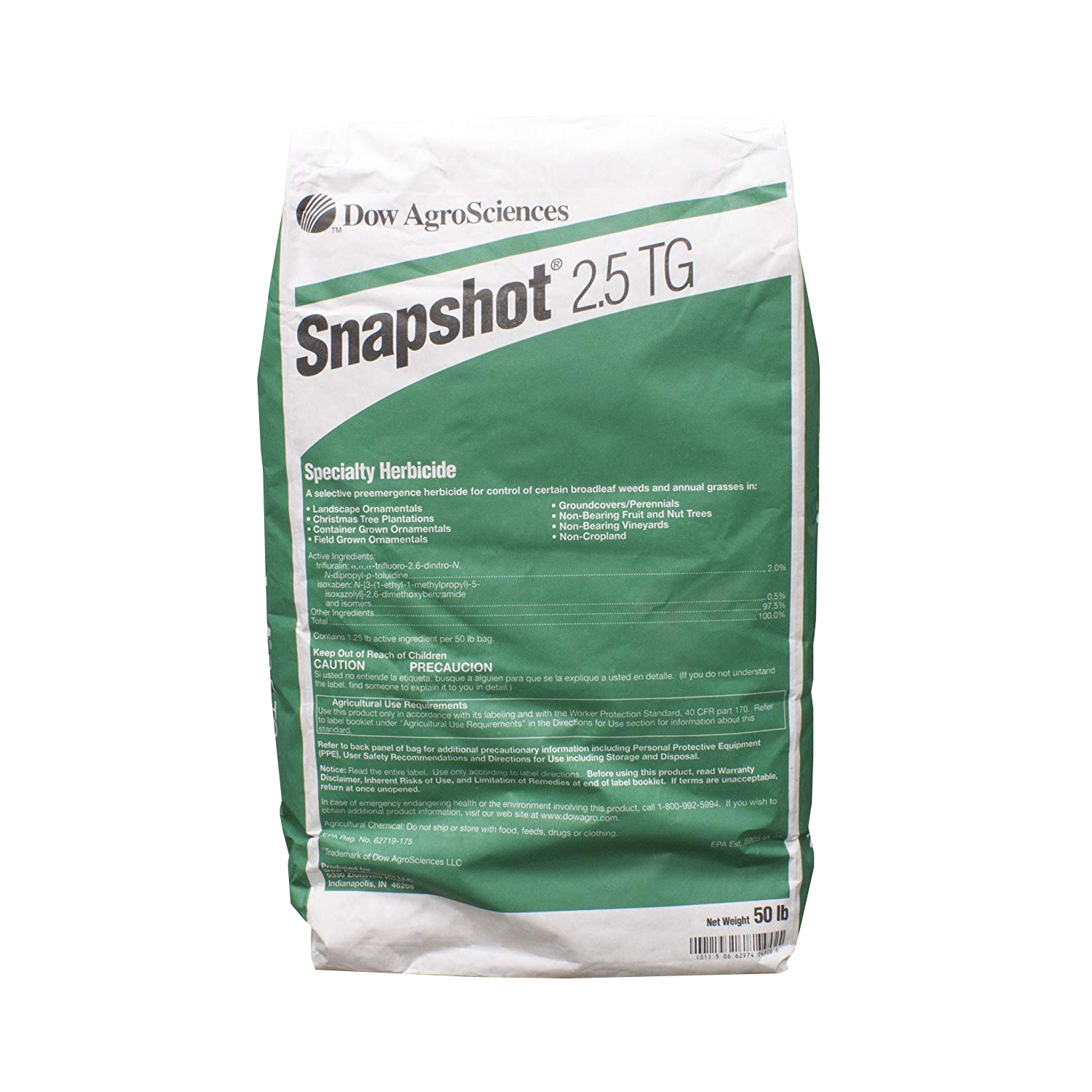 Dow Snapshot® 2.5 TG 50 lb Bag – 40 per pallet