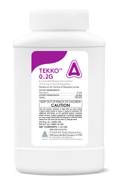 Tekko® .02 Granular Mosquito Larvicide 1.25 lb Bottle - 12 per case