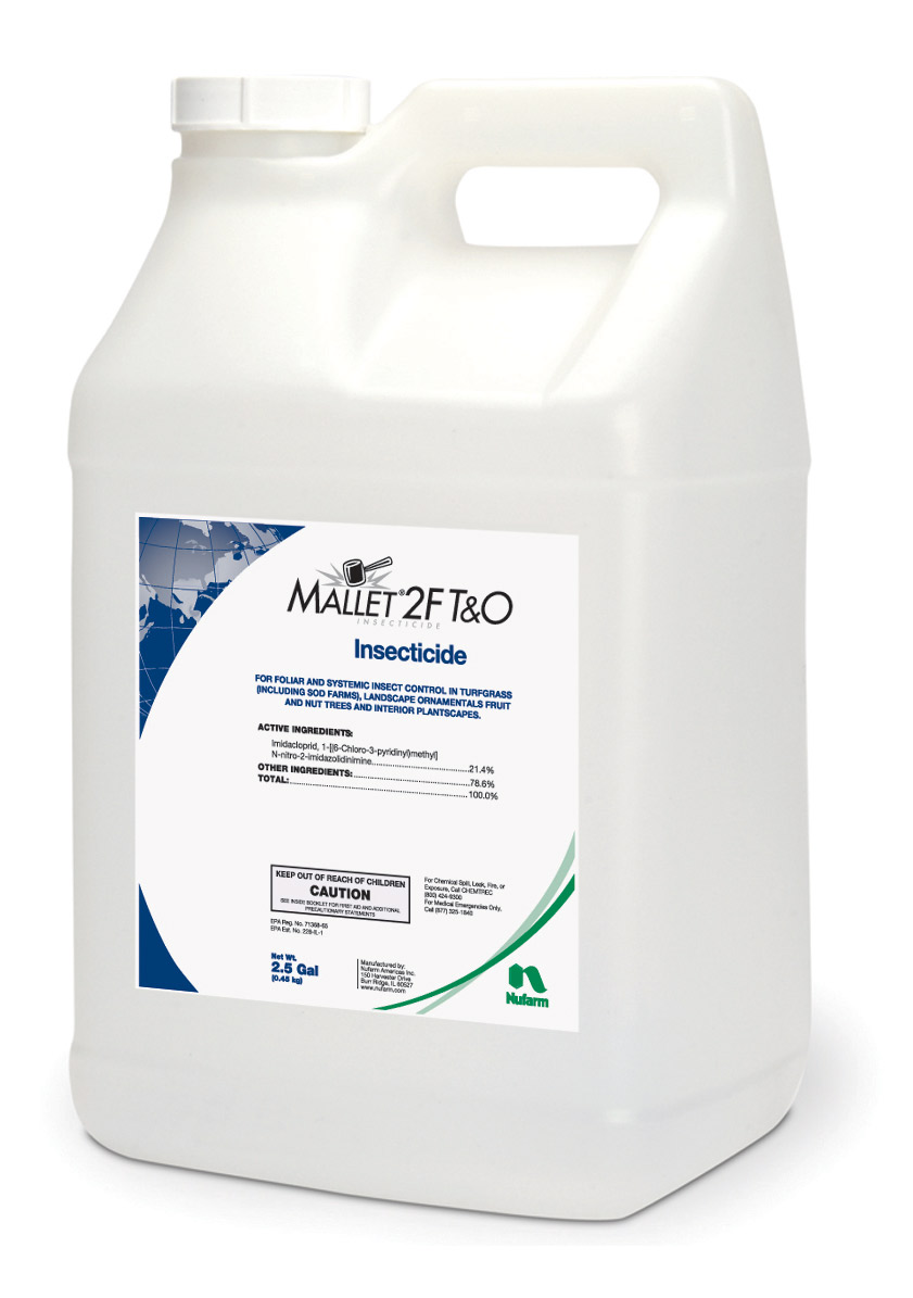 Mallet® 2F T&O 2.5 Gallon Jug - 2 per case