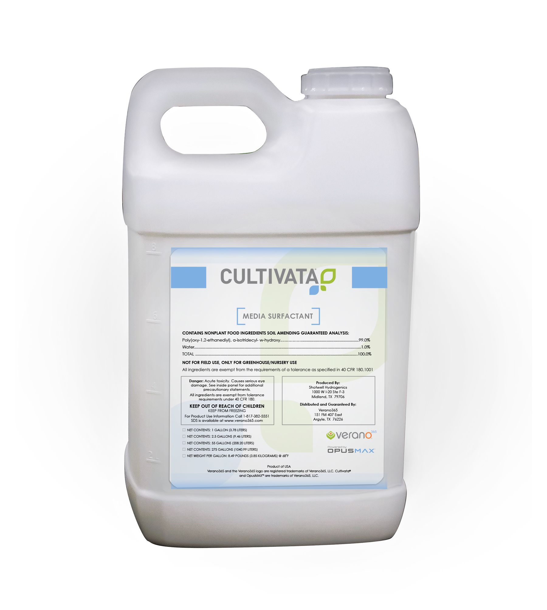 Cultivata™ Wetting Agent 2.5 Gallon Jug – 2 per case