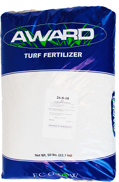 26-0-10 Award Turf Fertilizer 50 lb Bag - 40 per pallet