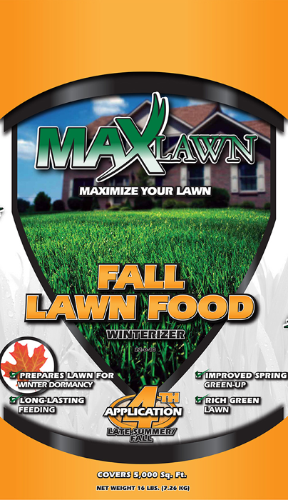MaxLawn 22-0-10 Fall Lawn Food 16 lb Bag - 120 per Pallet