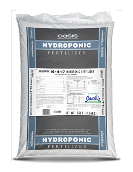 Oasis Hydroponic 16-4-17 Fertilizer - 25 lb Bag