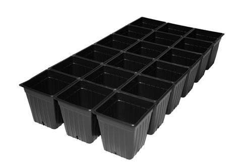 SOP 1801 Deep Sheet Pot Black - 50 per case