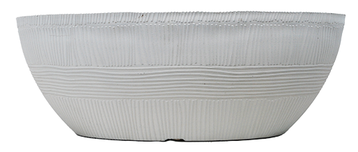 17" Sandthatch Boval Powdered Cotton White - 14 per case