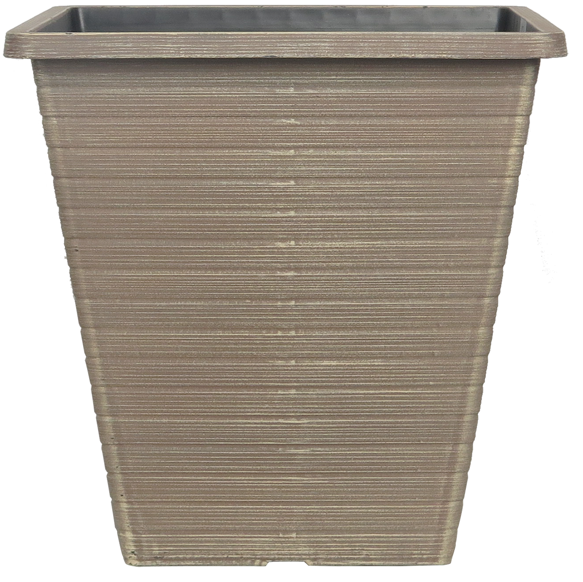 14 Inch Evans Tall Square Planter Vintage Wood - 17 per case