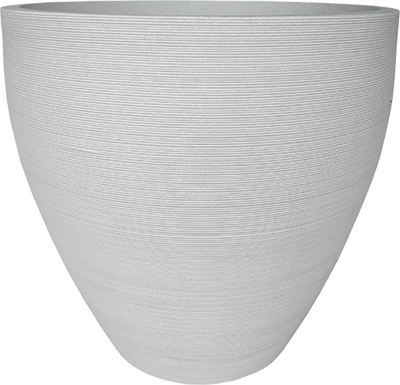 Linea Ellipse Planter 30" x 29" Off White