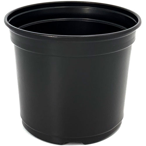 Round Pot Black 8 Inch - 360 per case