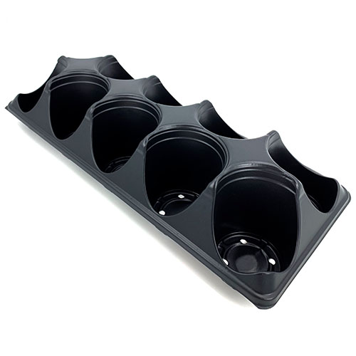 10 Count Tray for 4.70 Deep Round Pot Black - 85 per case