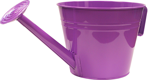 Watering Can Planter 10 Inch Lilac - 12 per case