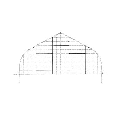 20' Carlin Gothic Greenhouse Gable End Package