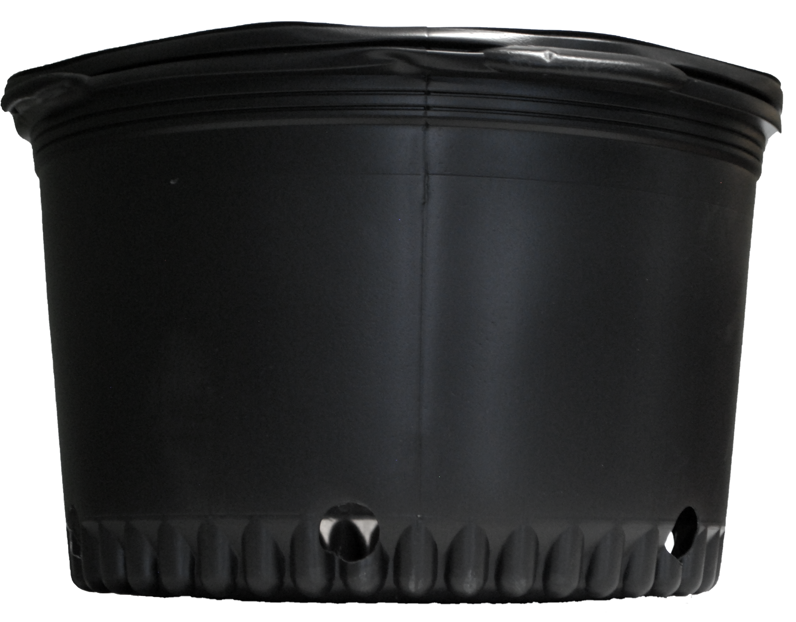 5 Gallon Whiteridge Squat Nursery Pot Black with Handle - 28 per sleeve