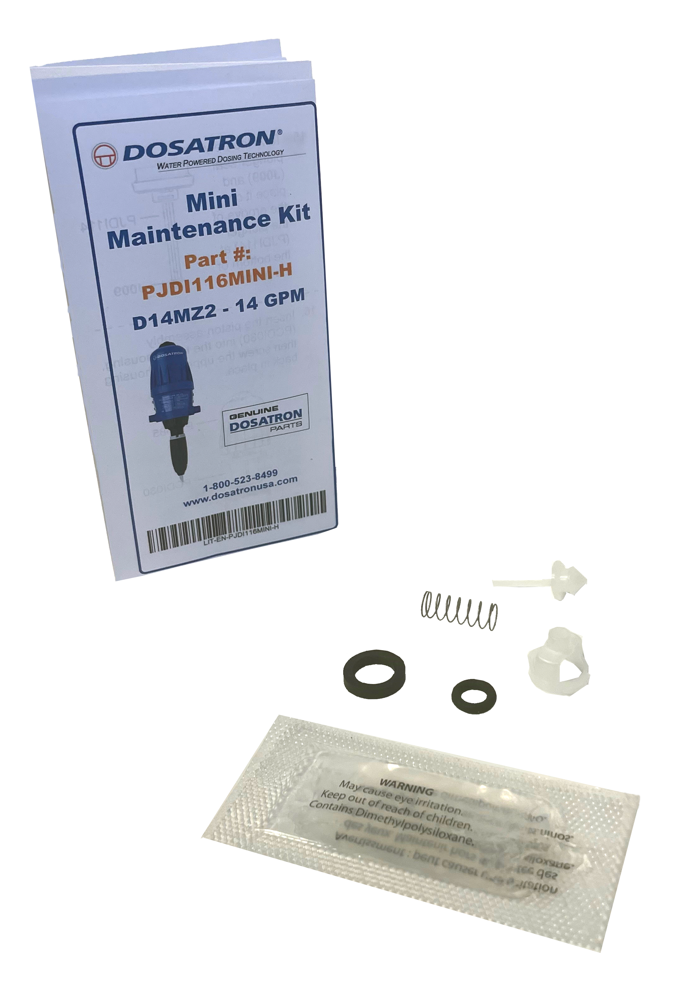 Dosatron® Annual Maintenance Kit for D14MZ2 14 GPM - PJDI116
