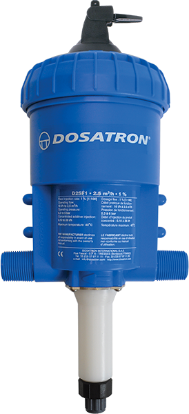 Dosatron® D25F1 Injector with Bypass 11 GPM