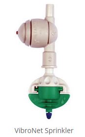 0354050L-B Vibro Net Green Sprinkler - 25 per package