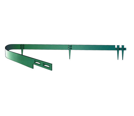 Green Steel Edging 10’ x 4” with Stakes