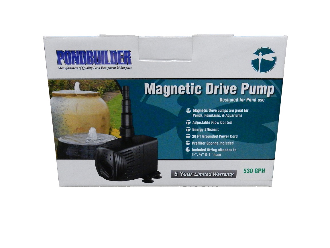 Pondbuilder 530 GPH Mag Drive Fountain Pump