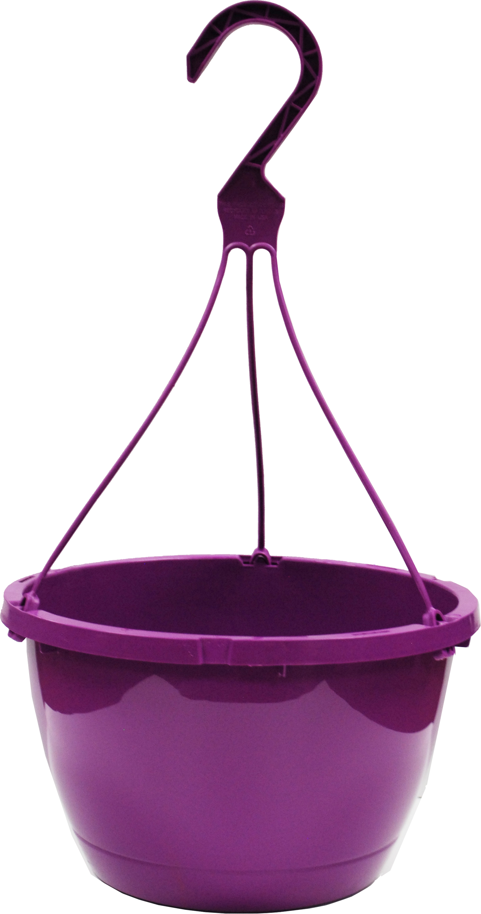 10 Inch Traditional Hanging Basket Purple - 50 per case