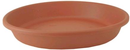 Akro Deep Saucer for 24" Pot Clay - 6 per case