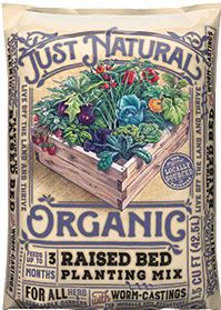 Just Natural Organic Raised Bed Planting Mix 1.5 cf bag