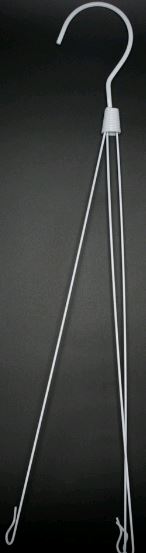 ProGro 3 Wire Hanger f/ 10 & 12" White 100/