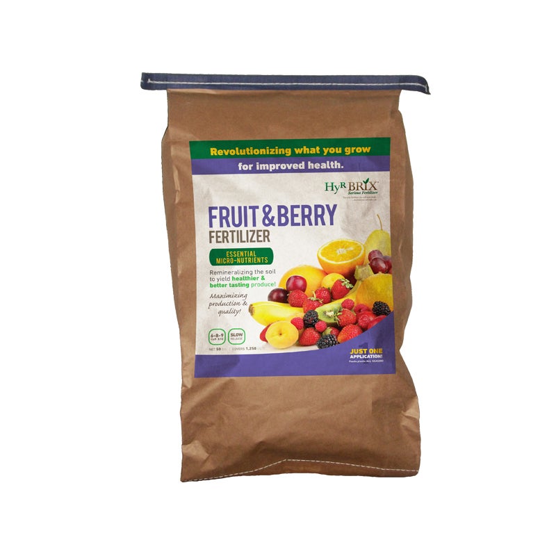 HyrBrix® Fruit & Berry Fertilizer 45 lb Bag - 40 per pallet