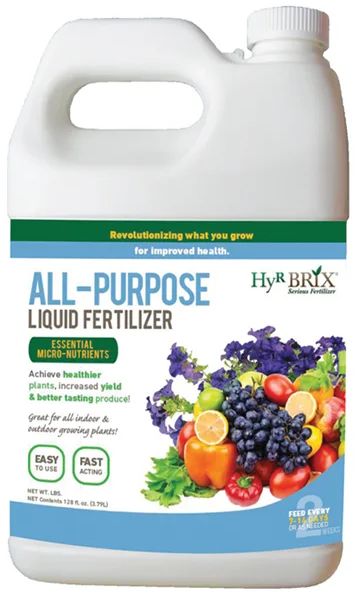 HyR BRIX® All Purpose Fertilizer 4-3-3 - 1 gal Jug