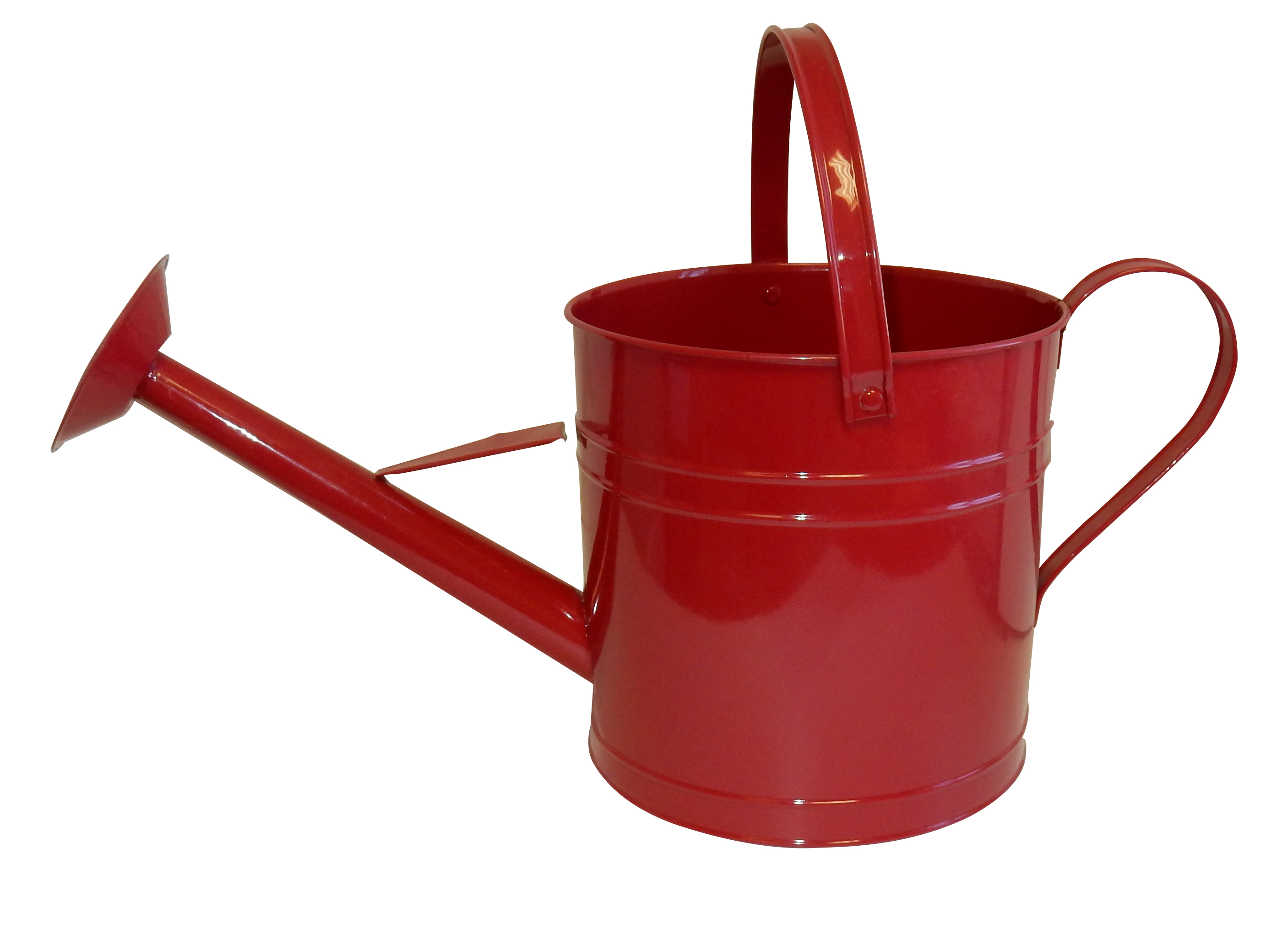 08.25 Watering Can Planter Red - 6 per case