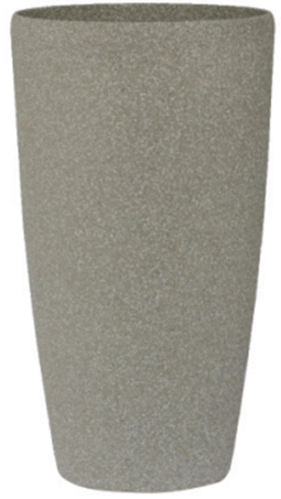 16 x 30 Contemporary Round Planter Cortina Stone