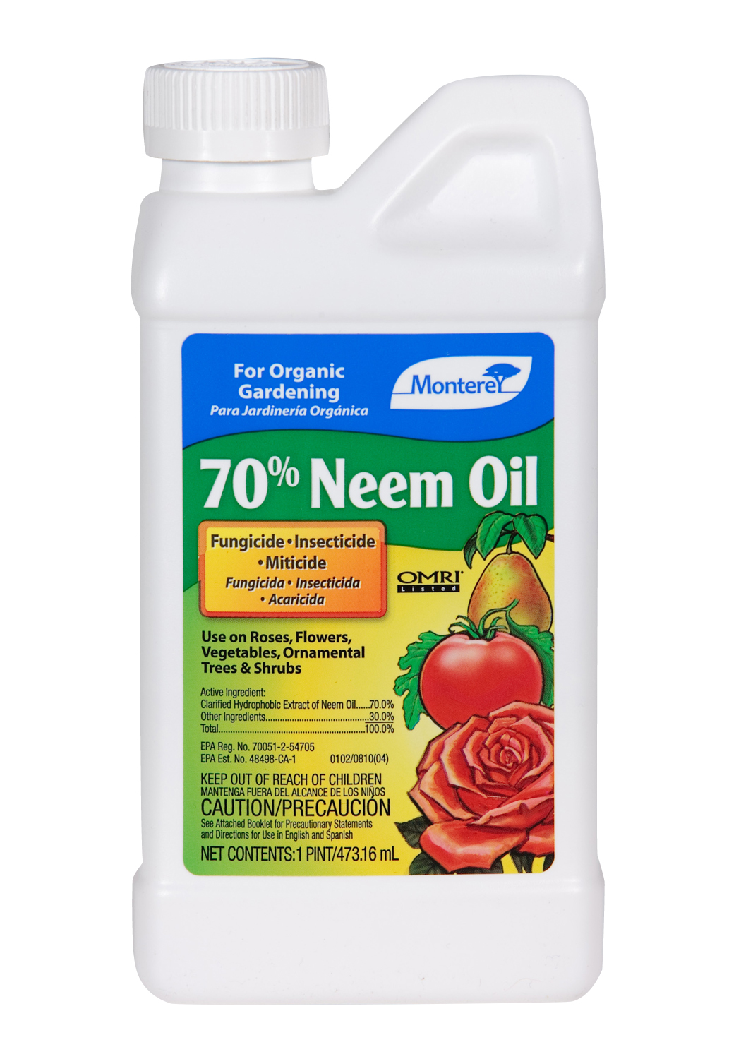 Neem Oil 70% 1 pint Bottle - 6 per case